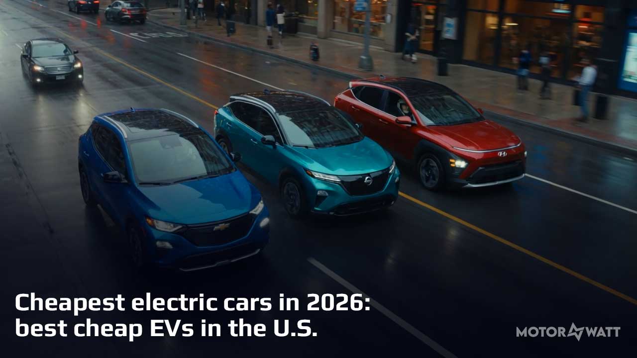 Cheapest electric cars in 2026