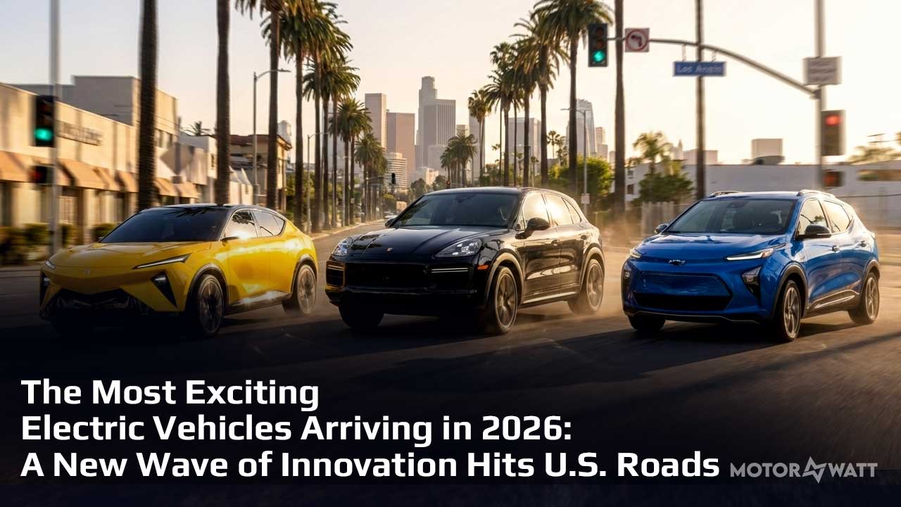Electric Vehicles Arriving in 2026