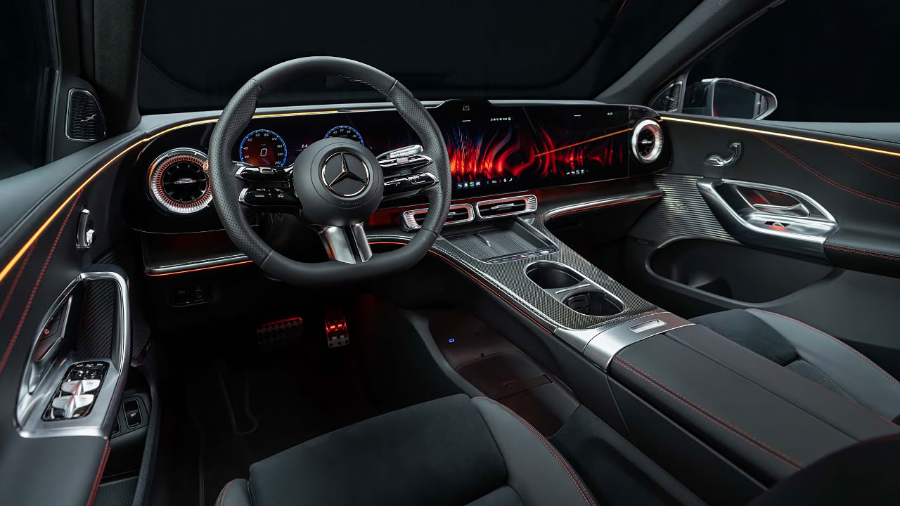 Mercedes Benz GLC EV interior