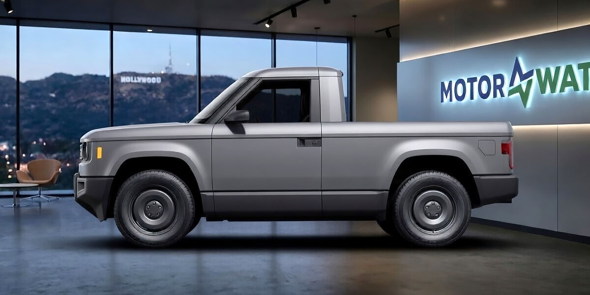 Slate Truck left side view exterior photo