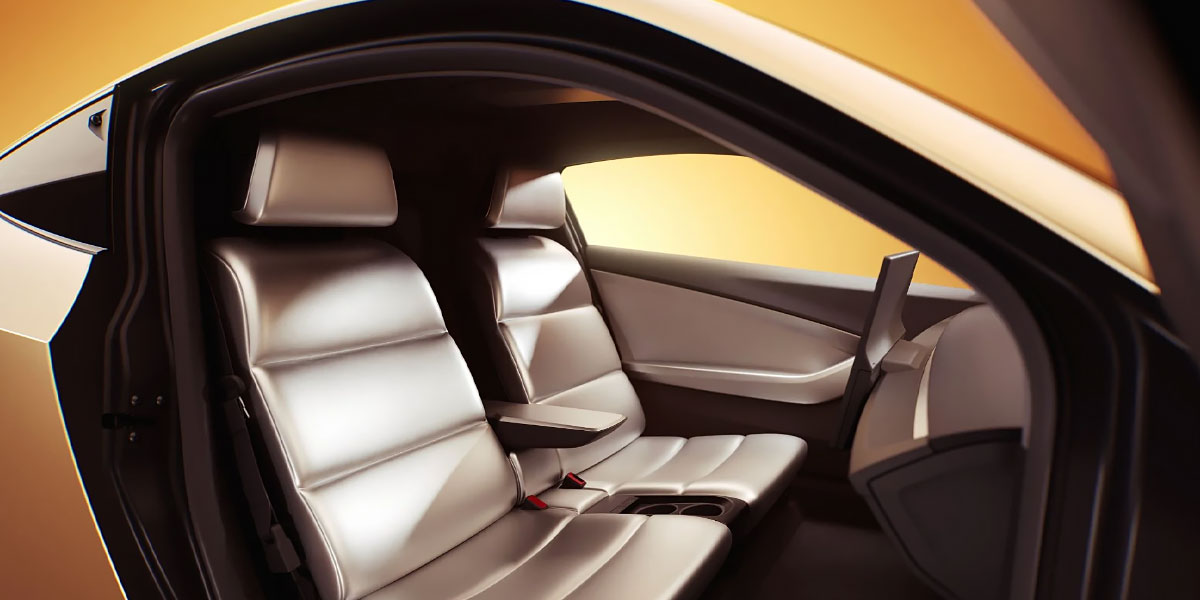 Tesla Cybercub interior