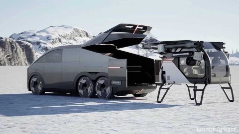 The Xpeng AeroHT 6x6 transforms into an actual land-based aircraft carrier vehicle