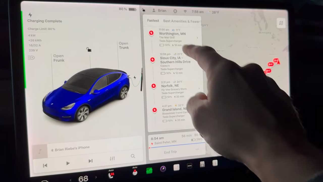 electric road trip planning