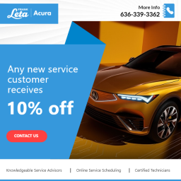 Any New Service Customer Receives-Frank Leta Acura-Graphic 600 x 600