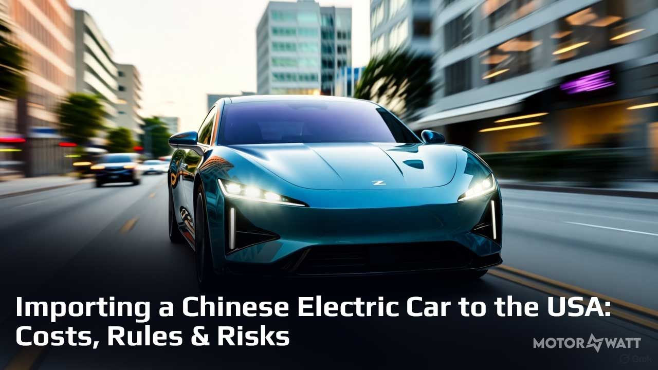 Importing a Chinese Electric Car to the USA